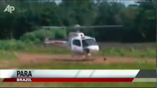 Raw Video Helicopter Falls Apart During Landing [upl. by Kauffman]