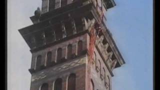 Fred Dibnah How to climb a chimney overhang at 50 [upl. by Kcim]