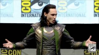 Loki Takes Hall H SDCC 2013 Comic Con FULL appearance [upl. by Spiro]