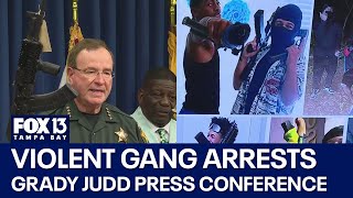 Grady Judd agency nabs 144 gang members seizes 144 weapons in violent gang investigation [upl. by Davie]