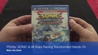 PSVita  SONIC amp All Stars Racing Transformed Hands On [upl. by Namolos]