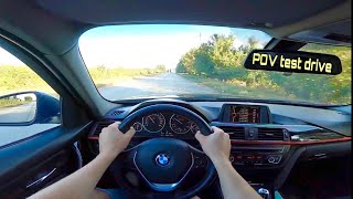 2013 BMW 320d F30 xDrive POV test drive [upl. by Adnoma]