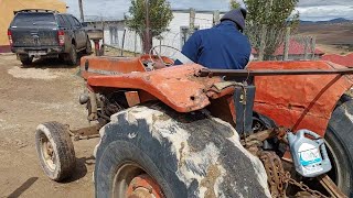 Diesel Engine MasseyFerguson188 farming tractor [upl. by Acinaj]