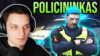 ROLEPLAY ALGIS 2 Įsidarbinau policininku [upl. by Phonsa]