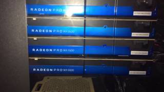 AMD Capsaicin 2017 Radeon Pro WX9100 ThreadRipper build [upl. by Atiuqat91]