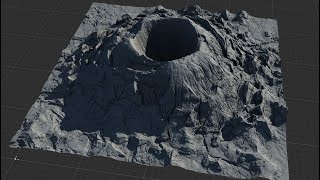 Volcano modelling tutorial Gaea [upl. by Denys]