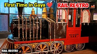 Rail Restro 🚂 First Time in Gaya  Fully Rail Theme Restaurant Gaya Bihar  Mohit Prabhakar Vlogs [upl. by Femmine189]