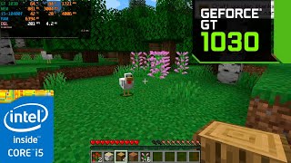 Minecraft  GT 1030  i510400F [upl. by Gillan603]