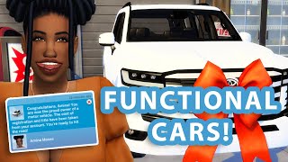 Make LorySims Cars FUNCTIONAL in The Sims 4 [upl. by Yrkcaz]