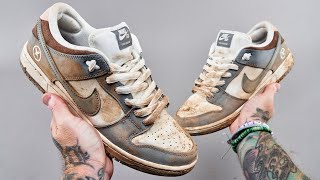 Yuto SB Nike Dunks Cleaning Tutorial [upl. by Anileba]