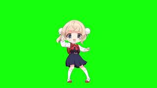 FREE DOWNLOAD Watch my 9 mm go BANG Shigure Ui Loli Dance green screen [upl. by Adnohsek]