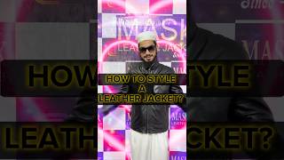 How To Style A Leather Jacket ₹😎 [upl. by Nnahtebazile]