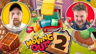 Lets Play MOVING OUT 2  Video Game Club [upl. by Aissenav]