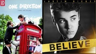 One Directions quotTake Me Homequot Album Sales Top Bieber [upl. by Odilo]