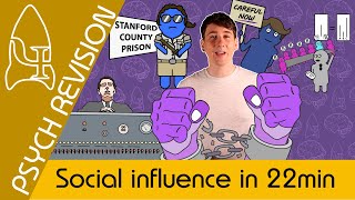 Social influence  AQA Psychology in 22 MINS [upl. by Ettezel]