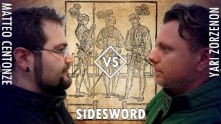 Sidesword  HEMA Sparring  Matteo VS Yari [upl. by Erdda]