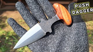 Knife Making  Push Dagger [upl. by Nesila]