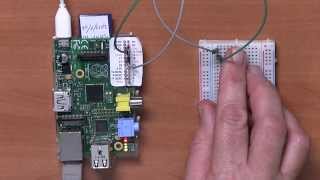 Connecting a Push Switch with Raspberry Pi [upl. by Felicie]