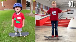 TEACHING AN 8 YEAR OLD HOW TO OLLIE [upl. by Katzir]