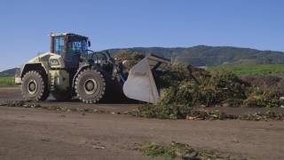 LX01 prototype hybrid wheel loader I  California [upl. by Irollam837]