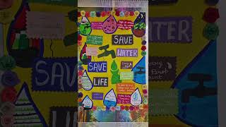 Save water slogan making water conservation savewatersaveearth shorts shortsfeed shortsviral [upl. by Bijan]