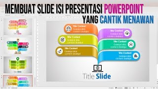 Cara Membuat Slide Isi Presentasi PowerPoint yang Cantik Menawan [upl. by Eibbob64]