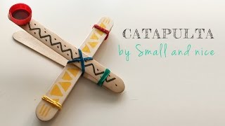 Tutorial DIY  Catapulta con palitos [upl. by O'Gowan]