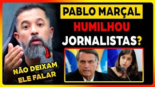 PABLO MARÇAL CONFRONTA 3 JORNALISTAS EM SABATINA [upl. by Nosecyrb]