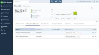 Create management reports with QuickBooks [upl. by Elleuqram]