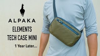 Alpaka Elements Tech Case Mini Review 1 Year Later [upl. by Ayian347]