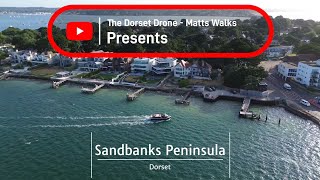 Sandbanks Peninsula Dorset DJI Mini 3 Drone Footage 4K [upl. by Oiluj]