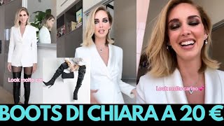 CHIARA FERRAGNI OUTFIT brands prezzi  versione low cost 💪🙏 [upl. by Gretchen]