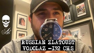 Russian Zlatoust Vodolaz 192CHS 60mm Arnold Schwarzenegger Watch [upl. by Alexandr]