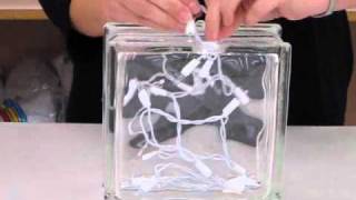 How to make a decorative glass block [upl. by Harifaz]