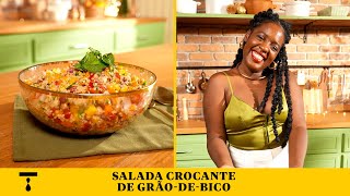 SALADA CROCANTE DE GRÃODEBICO [upl. by Prosser692]