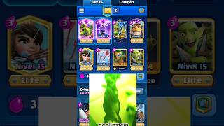 Goblinstein deck 🧟‍♂️ clashroyale [upl. by Adnuhsor]