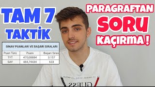 Paragraf İçin 7 Derece Taktiği  Ve Taktiklerle Soru Çözümü [upl. by Puett]