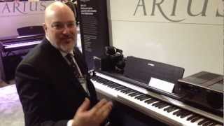 Kraft Music  Yamaha Arius YDP142 Digital Piano Demo at NAMM 2013 [upl. by Arayk]