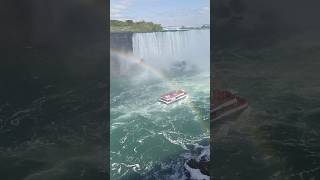 Niagara falls Rainbow 🌈 Niagara falls with a nice view [upl. by Rawley850]