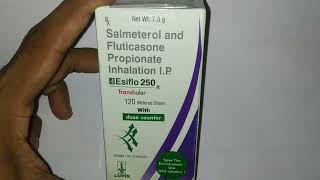 Esiflo 250 transhalersalmeterol and fluticasone propionate inhalation [upl. by Rebah]