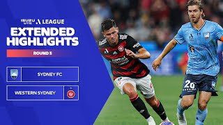 Sydney FC v Western Sydney  Extended Highlights  Isuzu UTE ALeague 202324  Round 05 [upl. by Nahtahoj]