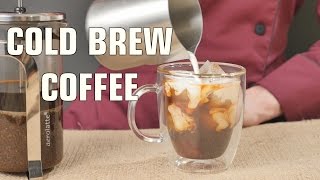 How to make Cold Brew Coffee with French Press [upl. by Enyawal]