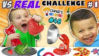 Chases Corner Gummy vs Real 48  DOH MUCH FUN [upl. by Anitsua267]