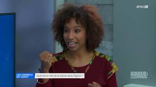 Questions à Virginie Nfa  La danse dans léglise  Bonjour chez vous EMCI TV [upl. by Niarfe697]