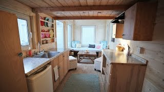 The Wild Rose  Amazing 24 Tiny House on Wheels Tour [upl. by Norford]