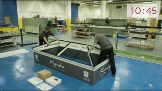 Korniche Aluminium Roof Lantern  Installation Video  Premier Roof Systems [upl. by Mensch]