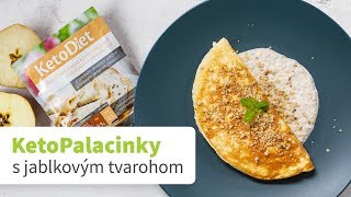 VIDEOrecept KetoDiet KetoPalacinky s jablkovým tvarohom [upl. by Adna]