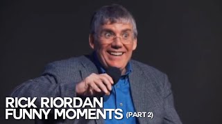 RICK RIORDAN FUNNY MOMENTS PART 2 [upl. by Randell480]