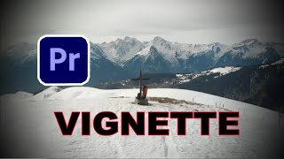 how to add vignette to video in premiere Pro cc [upl. by Telford]