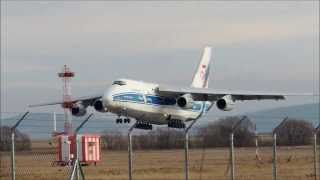 Antonov An124 Ruslan in PopradTatry Airport LZTT 27122013 [upl. by Shir]